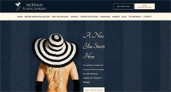 Desktop Screenshot of mchughplasticsurgery.com
